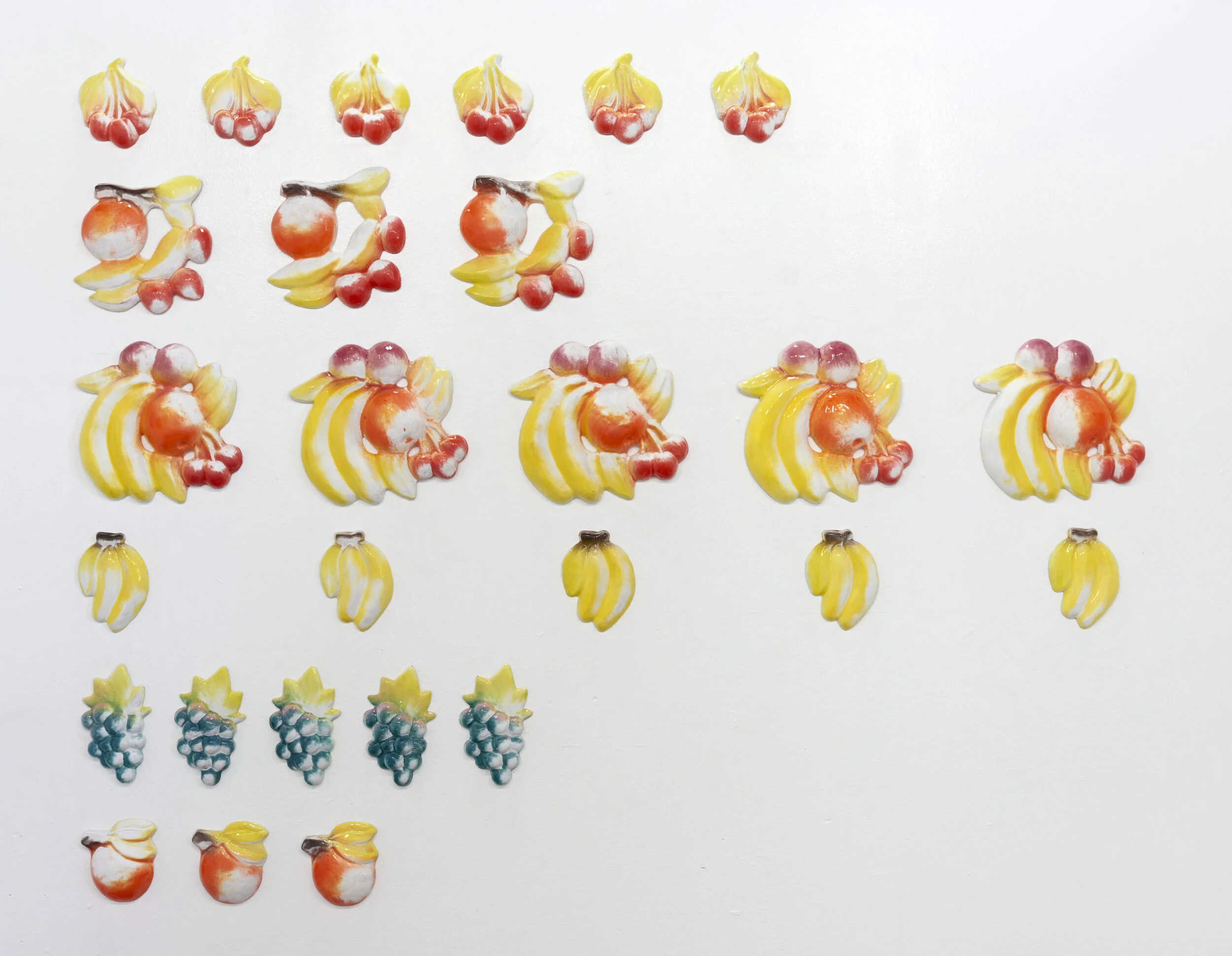 It’s the Real Thing, 2019. Ceramic. Installation 48 x 60 inches