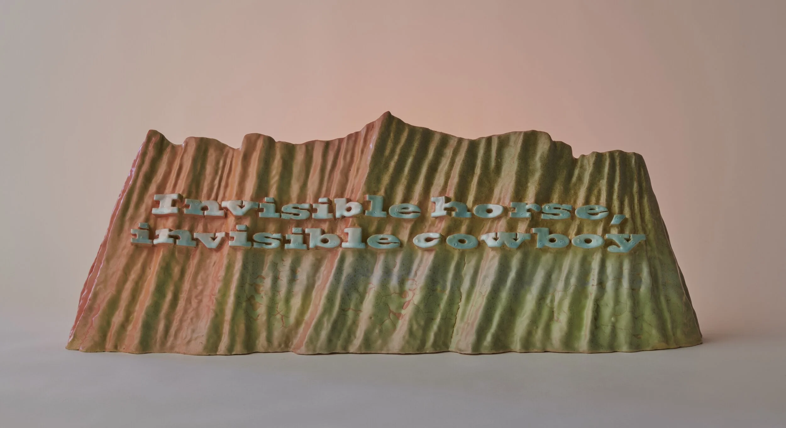 Souvenir Lamp, ceramic, electrical components, 2020, 10 x 27 x 6 in.  Photo credit: Max Wagner