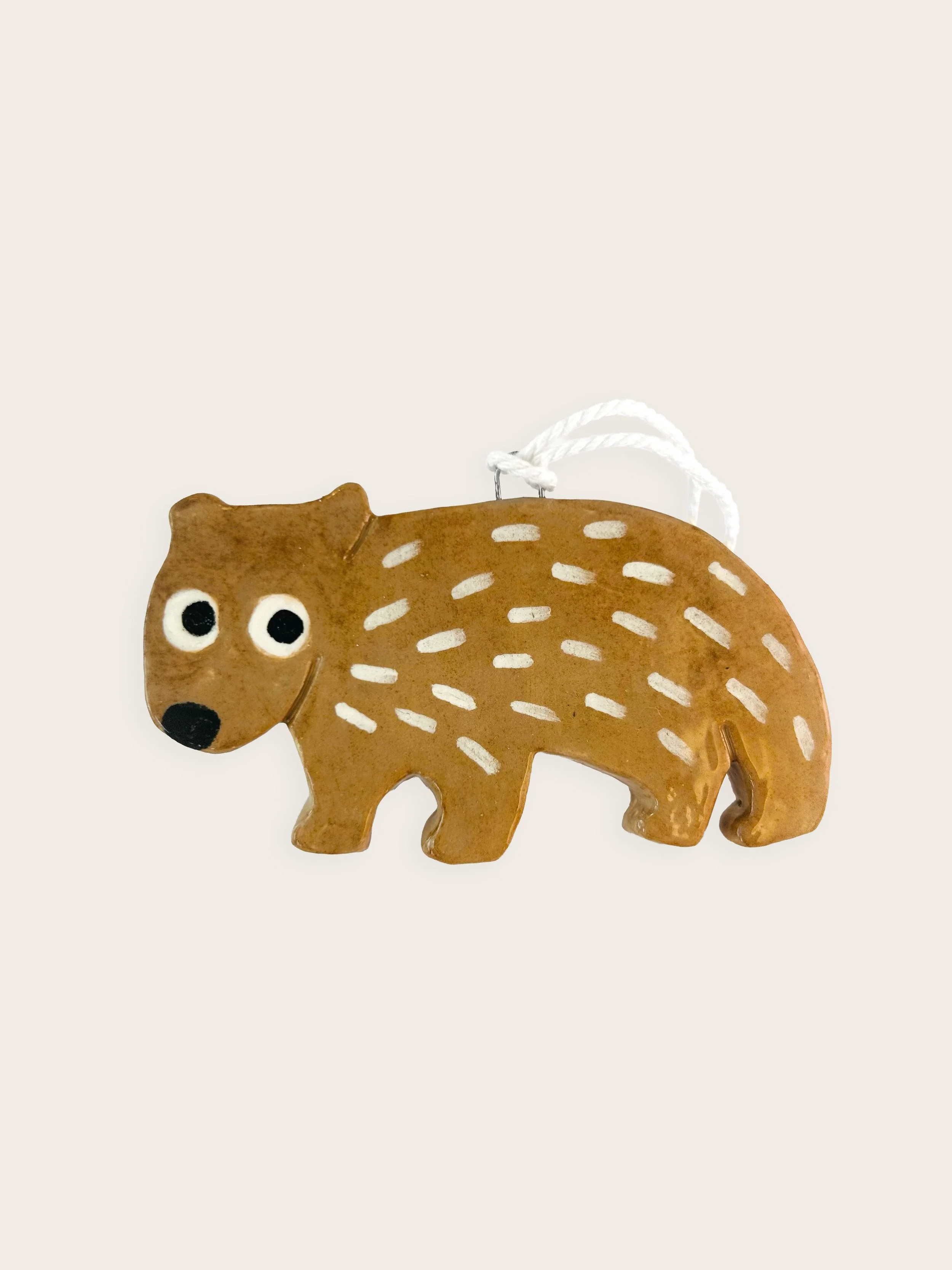 Walking wombat Hanging Charm