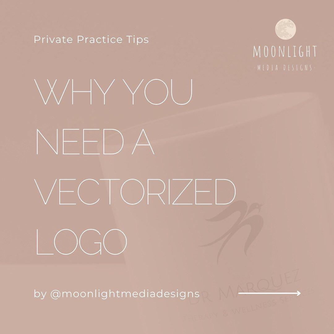 Reasons Why Your Logo Should Be Vectorized 🔎
⠀⠀⠀⠀⠀⠀⠀⠀⠀
In the fast-paced world of private practice, your logo speaks volumes about your professionalism and attention to detail. 
⠀⠀⠀⠀⠀⠀⠀⠀⠀
By vectorizing your logo, you ensure its scalability, versati