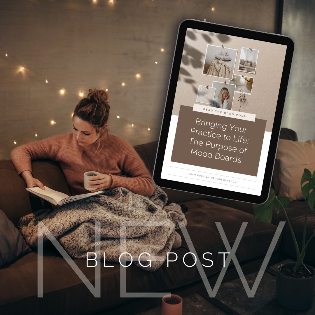 Wondering how to bring your practice's digital presence to life? ​​​​​​​​
​​​​​​​​
Check out my latest blog post where I dive into the power of mood boards and how they shape the branding process for therapists. ​​​​​​​​
​​​​​​​​
It's all about creat
