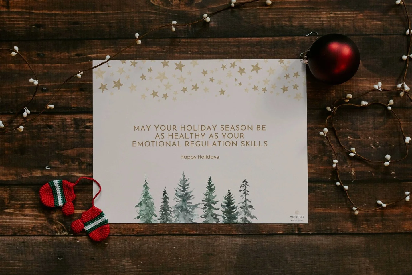 Because the holidays can feel like a lot - here are five postcards that remind us to breathe, set boundaries, and stay gentle with ourselves. 💛
You can find the full set on my website!

#MentalHealthHoliday #TherapistResources #HolidayPostcards #Min