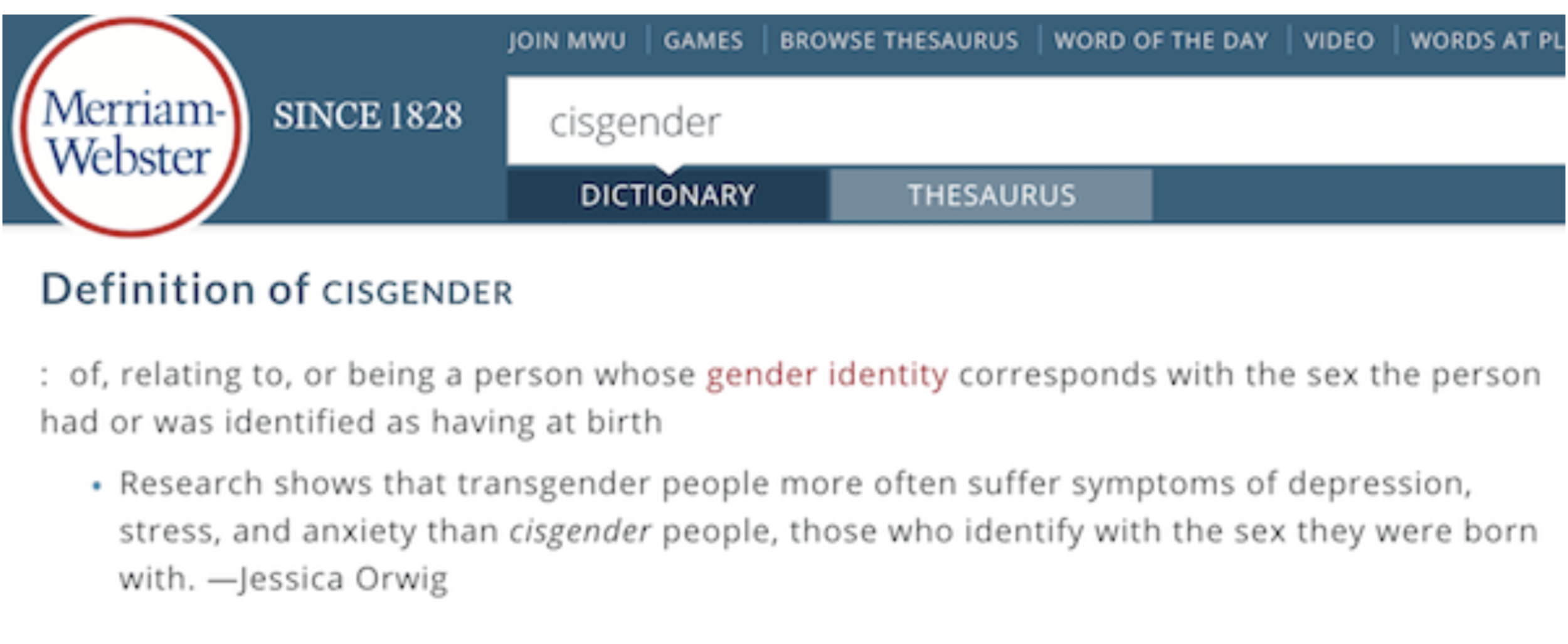 Definition of Cis Man or Cisgender Man