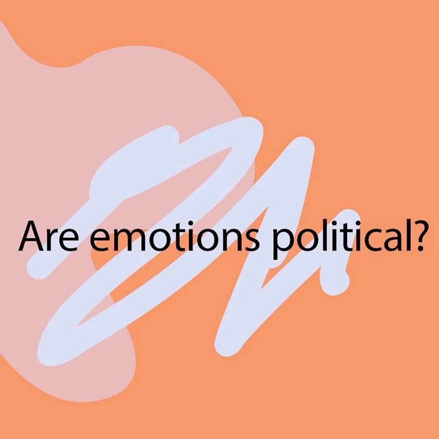 When we think of emotions, we often think of our individualised feelings. Maybe we even think of our state of mental health. 🧠 

But are emotions also political? 

Absolutely. 

The emotion of pain is an interesting one. We all experience some kind 