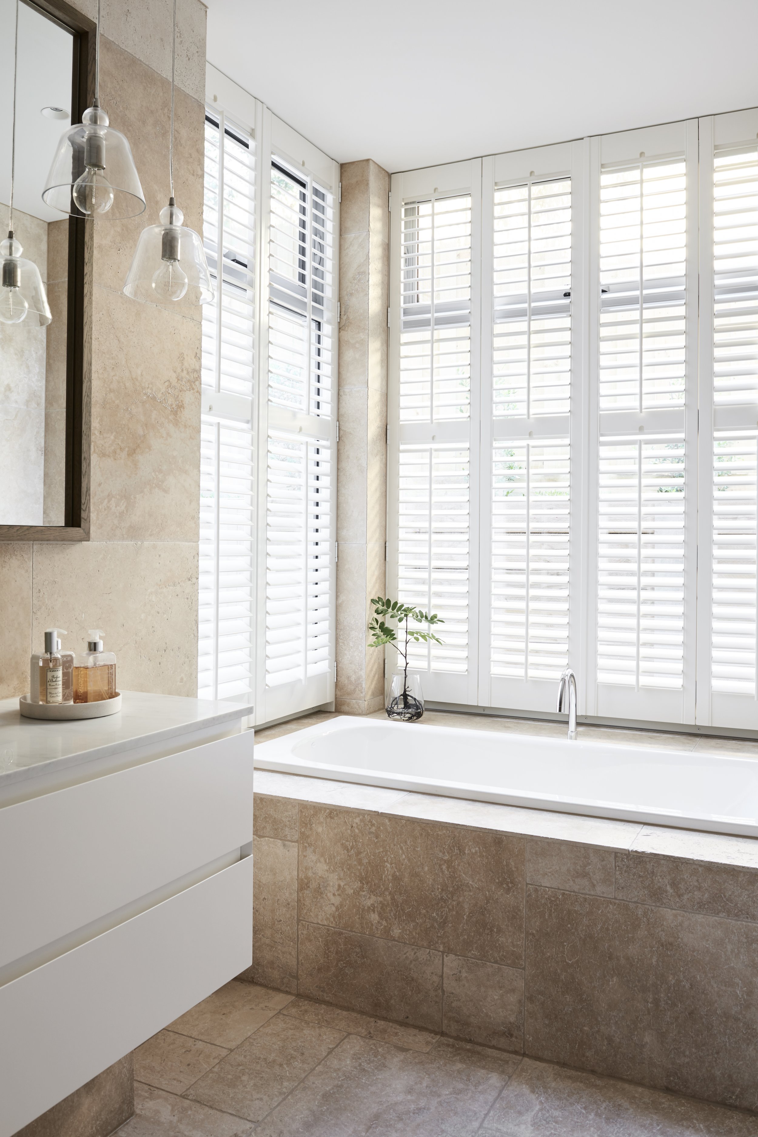 Interior design of bathroom