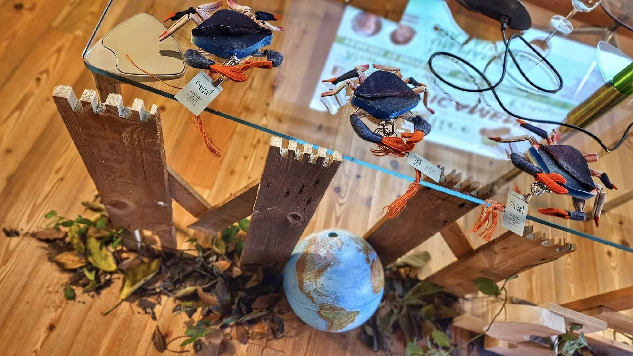 Il mio Granchio Blu protagonista della rassegna “Ecologicamente” quarta edizione tenutasi a Monselice per rappresentare i cambiamenti climatici. By Civico vent8