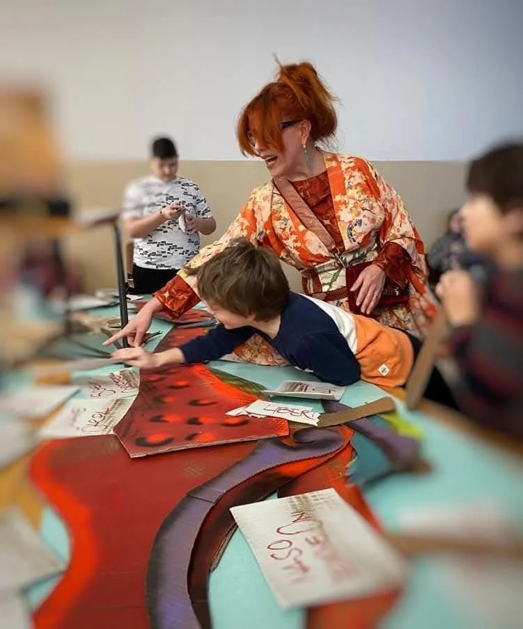 Laboratorio di civicovent8 di artigianato sostenibile