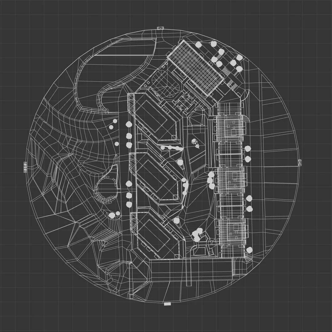 Quintain Living &ndash; Behind (above) the scenes.  The art of the wireframe as we 3D model the latest development. 

#QuintainLiving #WembleyPark #CanadaGardens #3DModels #InteractiveArchitecture