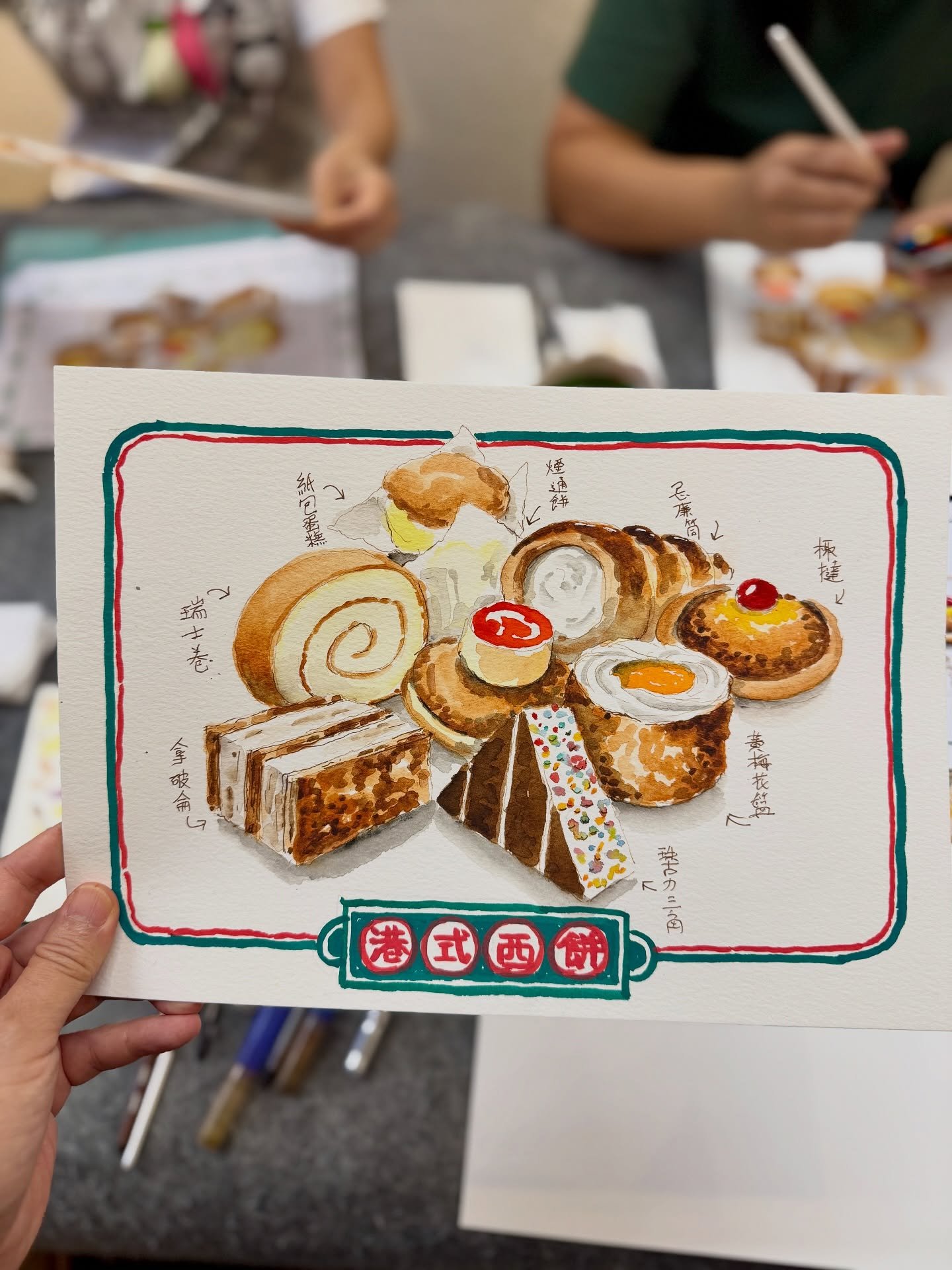 Super happy to have a new member joining my workshop on traditional Hong Kong cakes and bakery. 😂

@paintalleyhk