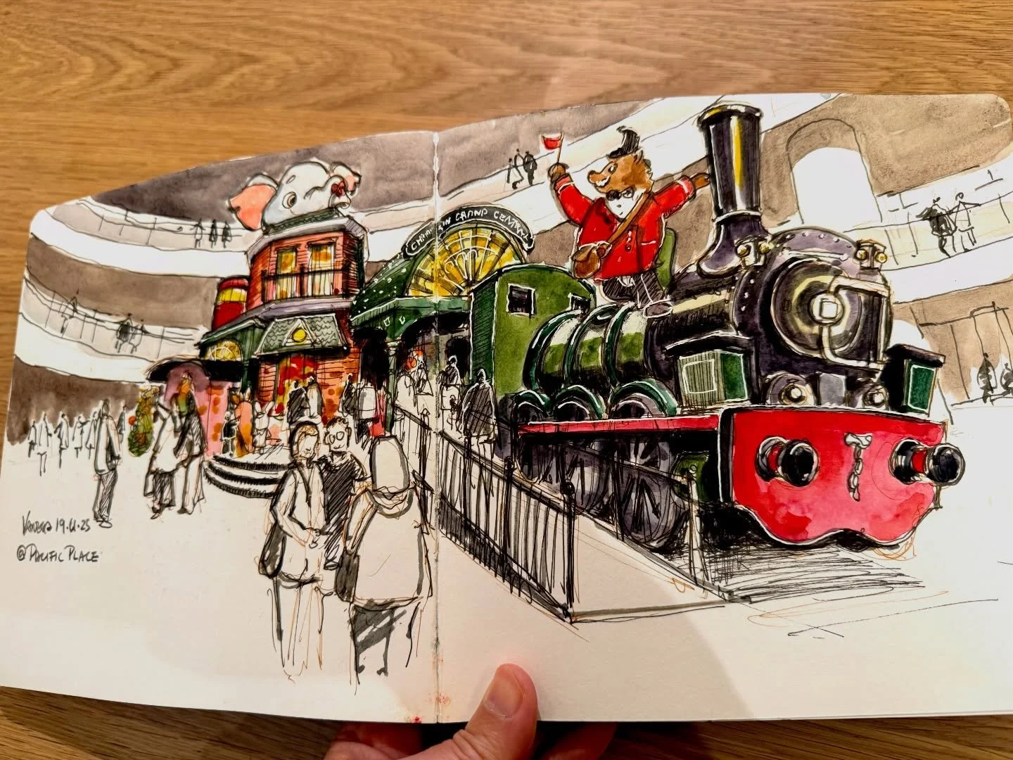 Christmas is around the corner!
@pacificplacehk @urbansketchershk