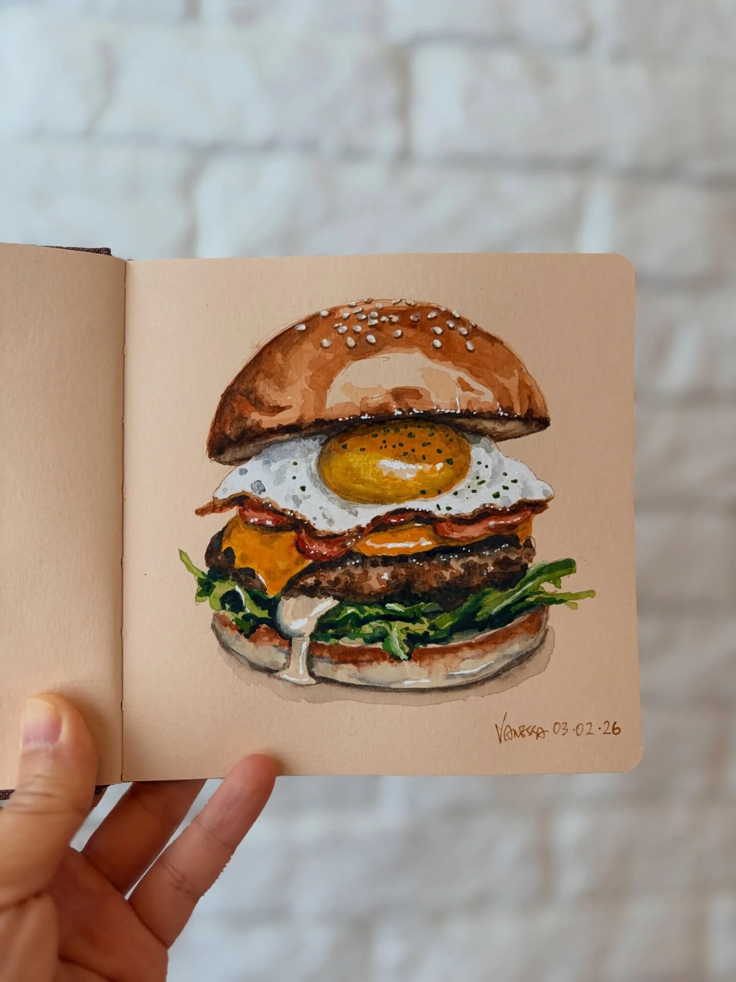 TGIF!!
Let&rsquo;s have a burger night!!
I know I posted this burger before, BUT Here&rsquo;s the step by step of the making of this juicy burger ☺️, have a go over the weekend!! 
Enjoy your weekend 😘

#hamburger #burgersketch #stepbystep