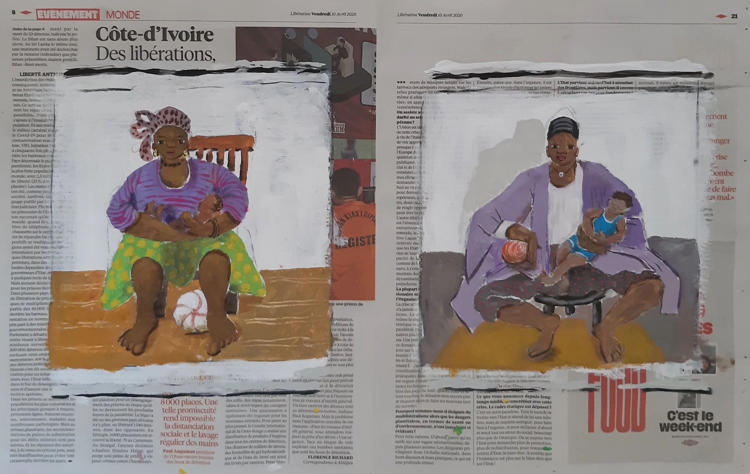 Couple d'africain - 35,5 x 55,5 - Caline de Gasquet.jpg