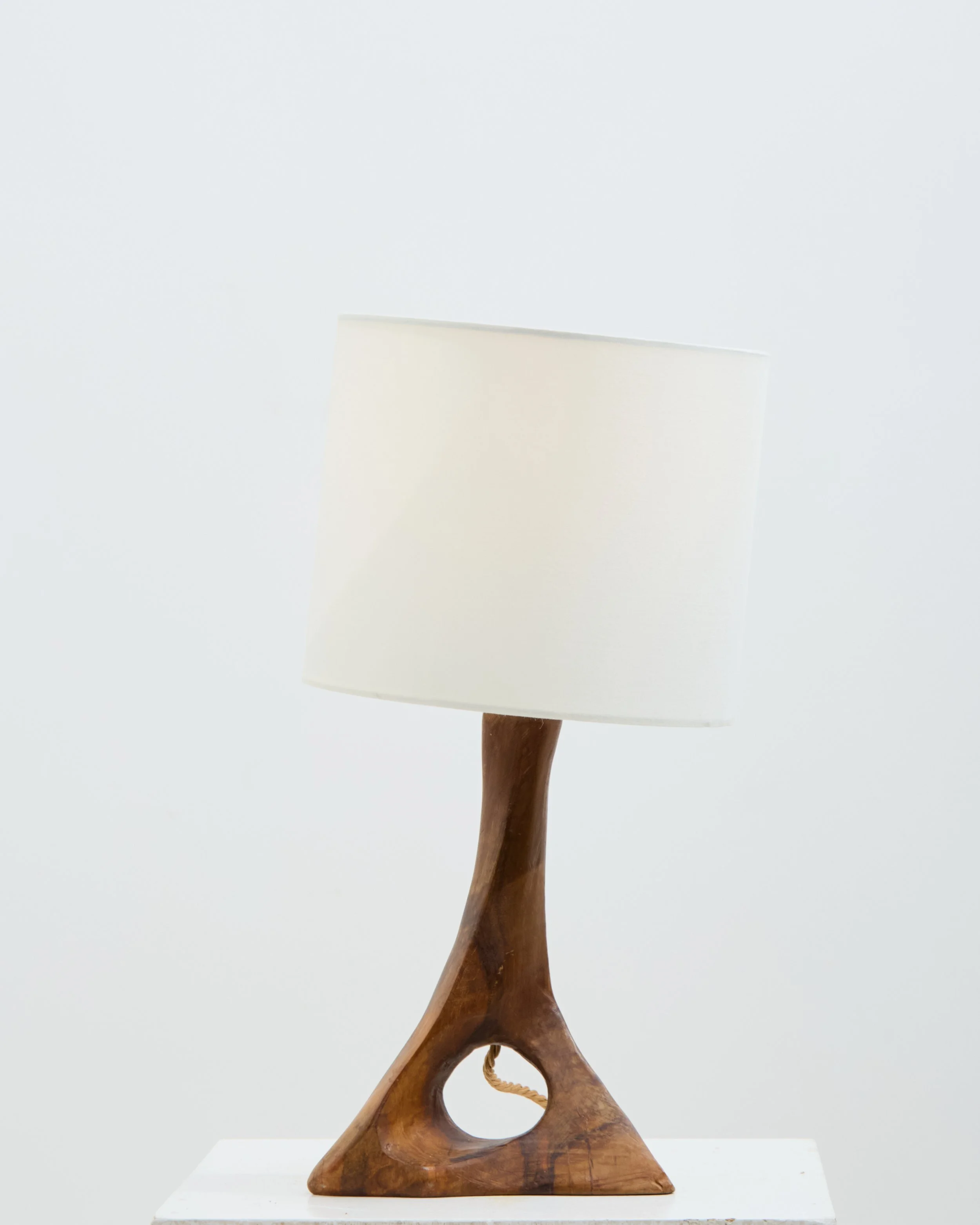 OLIVE WOOD LAMP