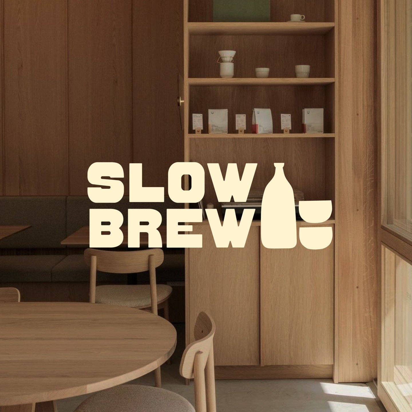 Logo design for Slow Brew Teahouse, a calming space to relax, sip on your favourite tea &amp; listen to HiFi records. 

Sounds pretty ideal 😌 What do you think?
.
.
.
.
.
.
.
.
#branddesign #womenledbusiness #consciouslycreating #slowliving #delikas
