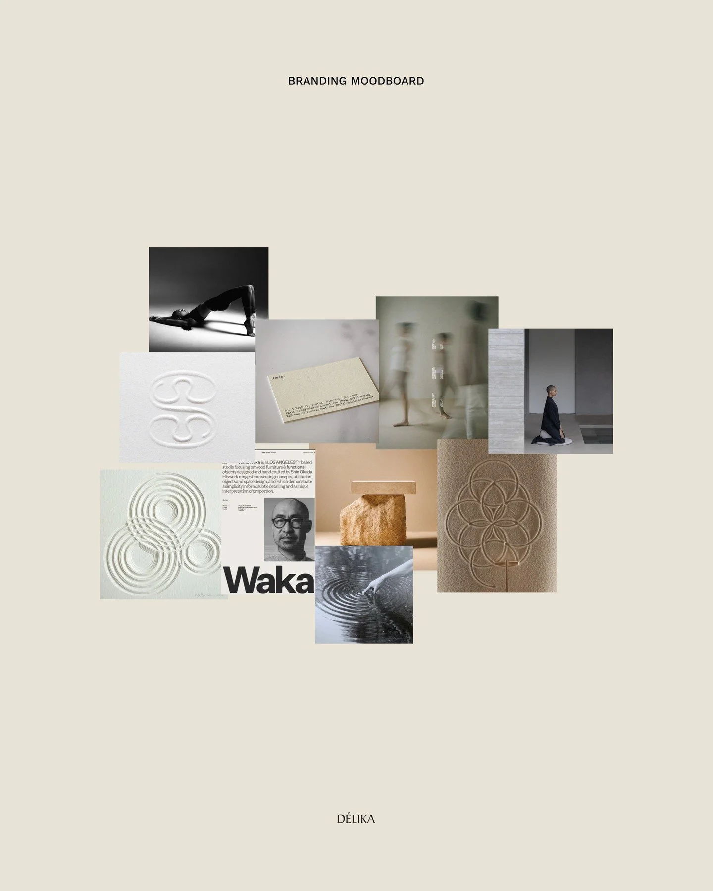 Branding mood board for a client, can you guess what kind of brand it's for?

#branddesign #artdirection #consciouslycreating #wellness #delikastudios