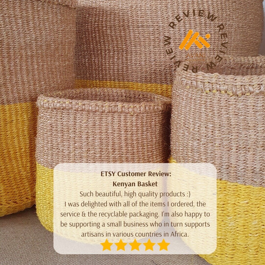 ✨ Reviews that warm our hearts and keep us going. Thank you for your support! 

🧺  Ready to experience the same joy? Explore our collection and bring home a piece of handcrafted artisan decor. 

Shop now and share your own story with our baskets! 

