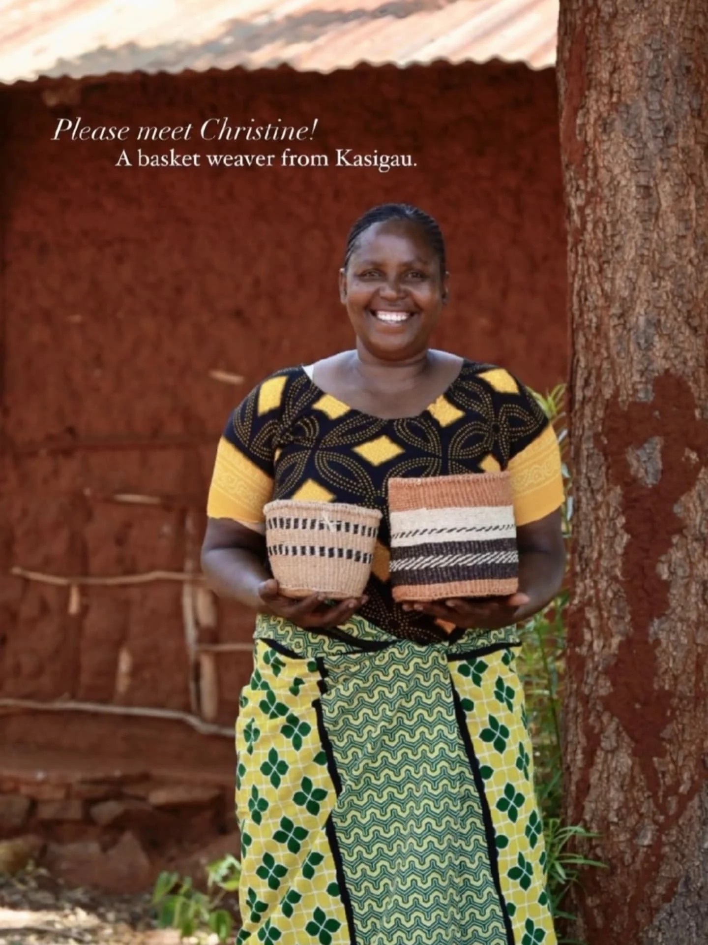 &ldquo;More than a basket, a lifeline 💛&rdquo;

✨ Meet Christine, a talented Kenyan weaver turning sisal into stunning baskets. Every purchase supports her, her family, and her community. 🧺🌿

🧺 Shop our Kenyan baskets today.
💛 Share &amp; follow