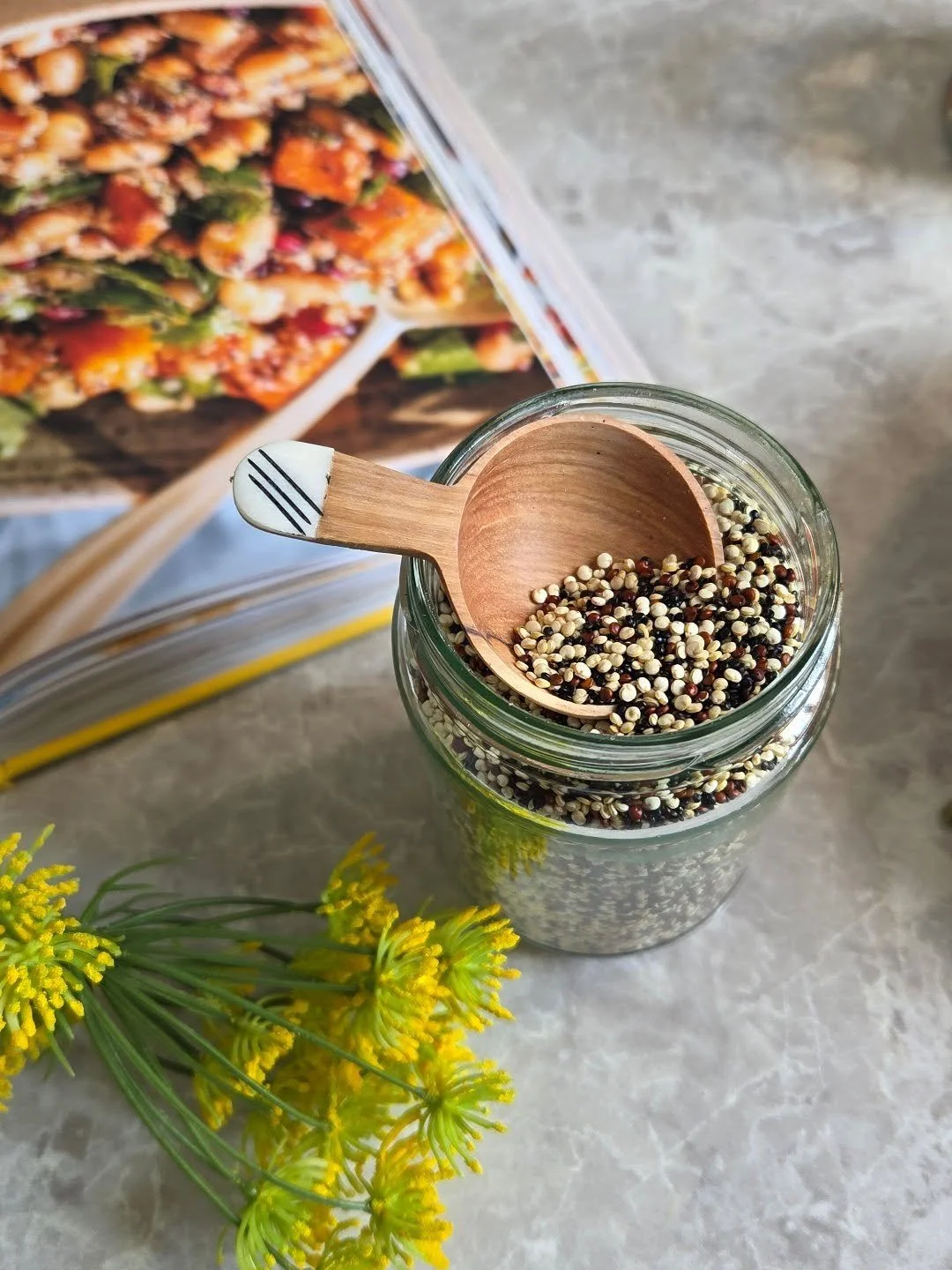 As the evenings get cosier, I&rsquo;m turning to quick, wholesome meals &mdash; and quinoa has been my go-to lately. 🍂✨

Flipping through @radhidevlukia Joyfull cookbook for inspiration (her autumn butternut squash quinoa salad is a staple), I keep 