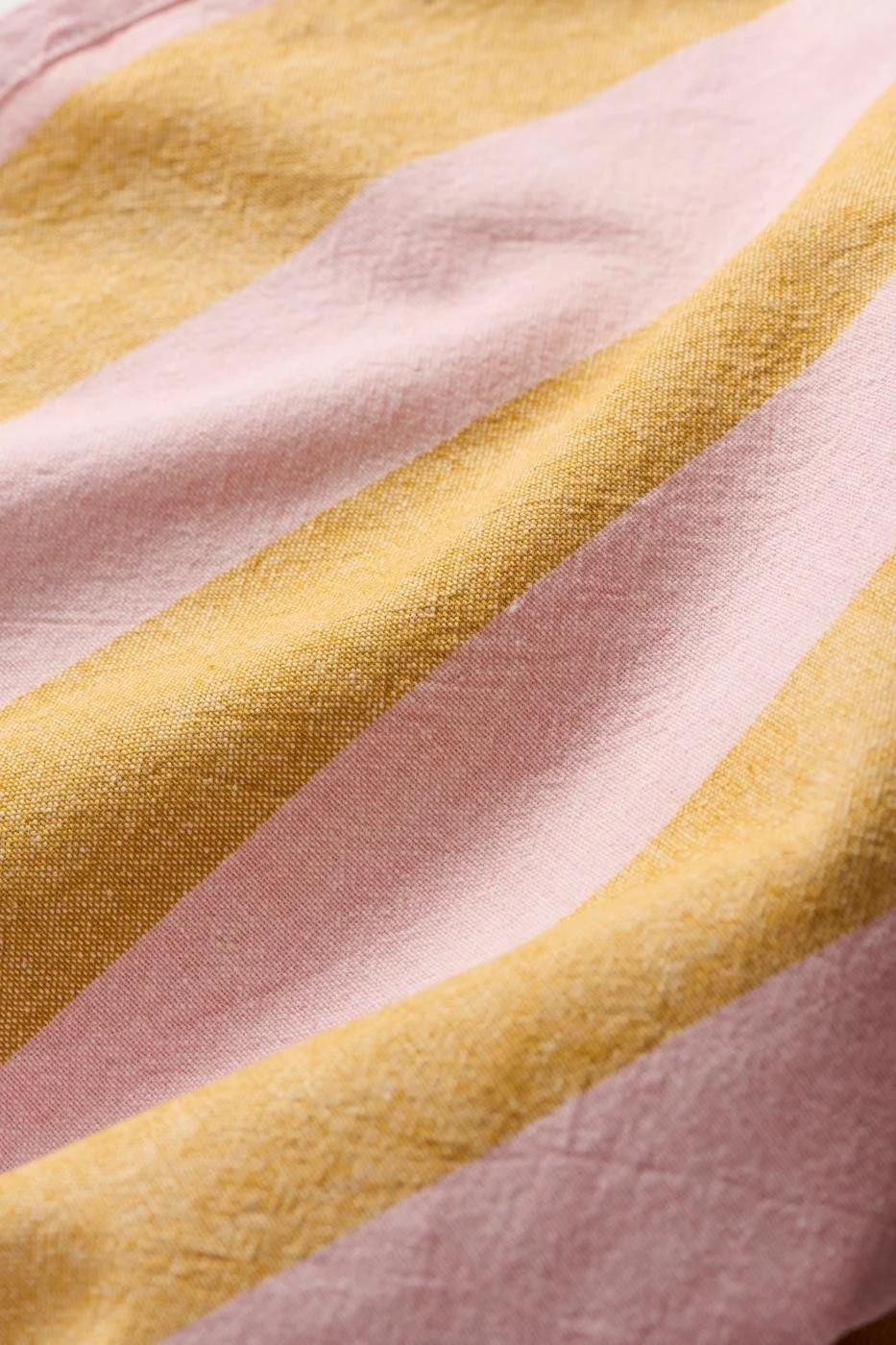 Ib Laursen Geschirrtuch Linus Blockstreifen Rosa Senf.jpg