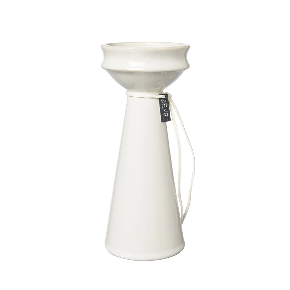 ERNST Hyazinthen Vase (Natur-Weiß) H20