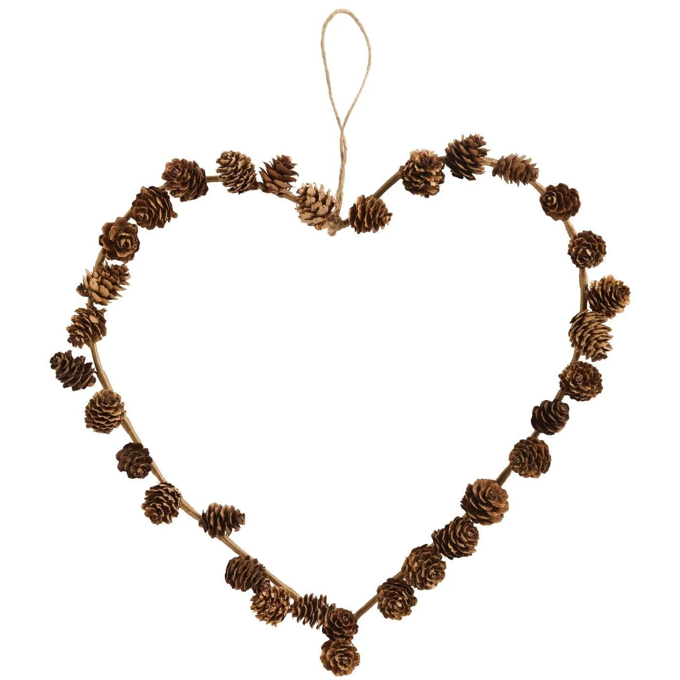 IB LAURSEN Herz aus Zapfen (30 cm)