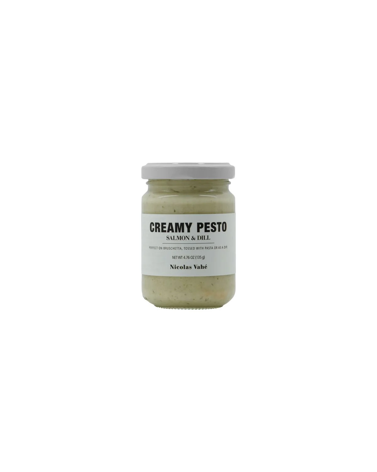 Nicolas Vahé Cremiges Pesto mit Lachs und Dill im Glas, 135 g