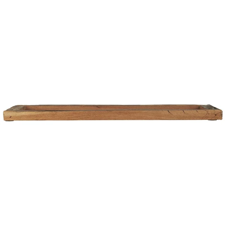 IB LAURSEN Holz Tablett UNIKA mit kleiner Kante (schmal) — herzenszucker