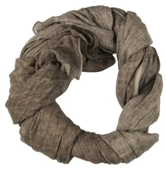 IB LAURSEN Halstuch | Schal (Baumwolle | braun)