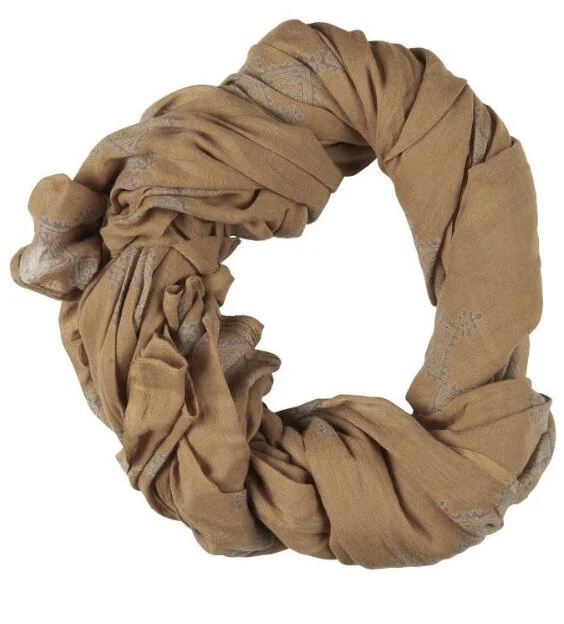 IB LAURSEN Halstuch | Schal (Baumwolle | rost | gold)