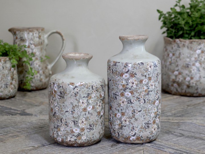 Chic Antique Vase Evry mit Blumen H 21.jpeg