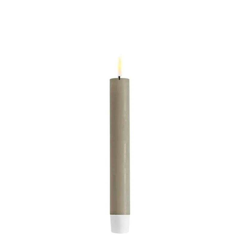 DELUXEHOMEART LED Stabkerzen 15 cm (sand | 2er Set)