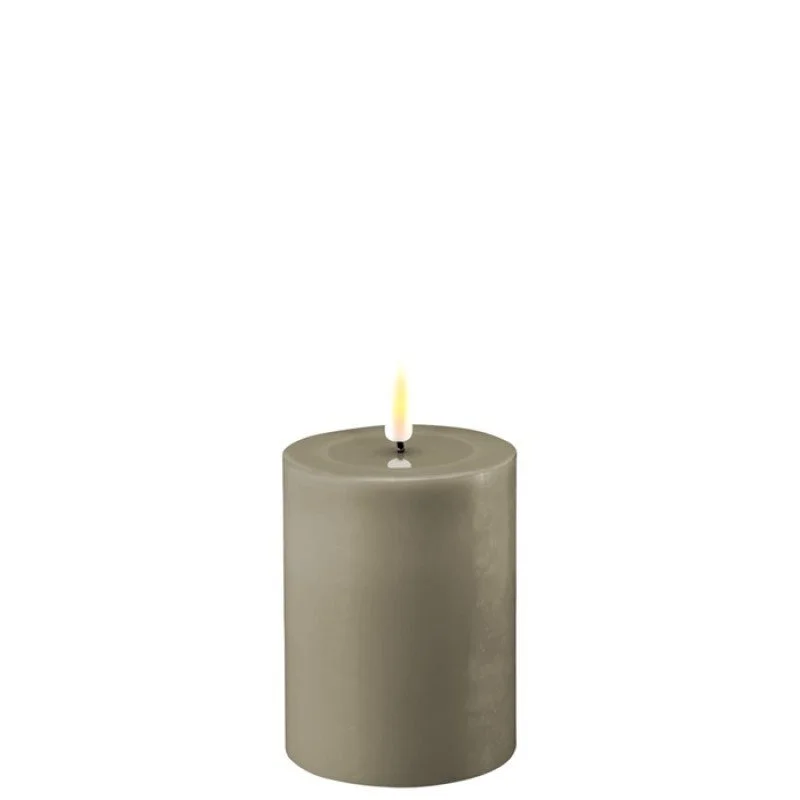 DELUXEHOMEART LED-Kerze 7,5 cm | 10 cm (sand)