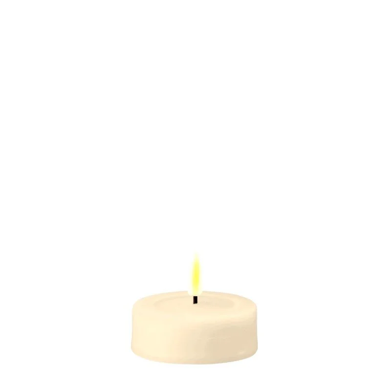 DELUXEHOMEART LED-Teelicht (creme | klein | 2er Set)