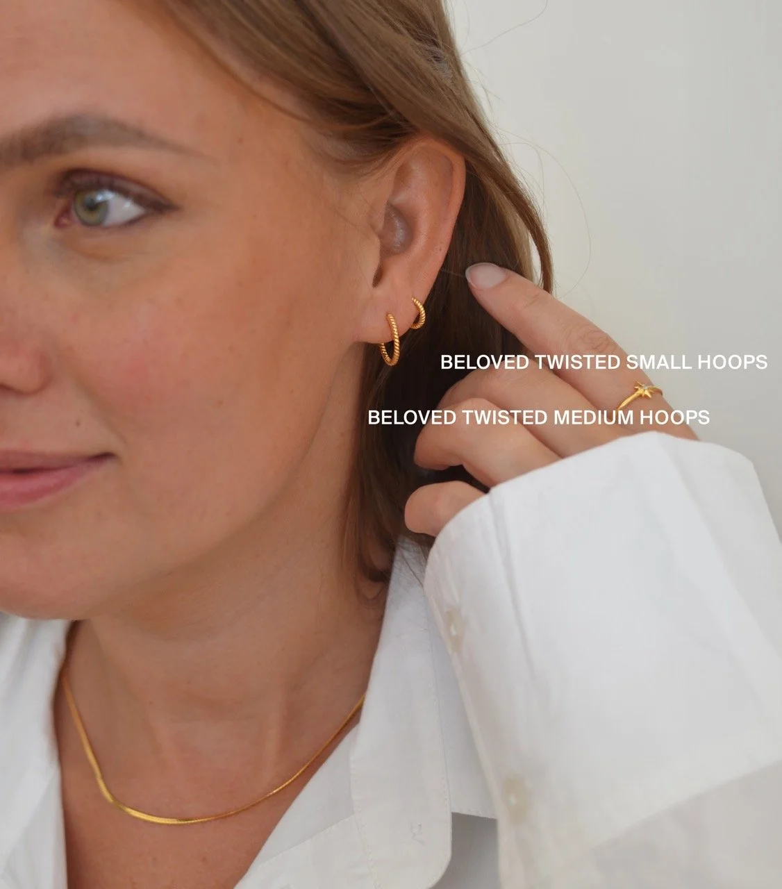 Syster P Ohrringe Creole gedreht Gold beloved-twisted-hoops.jpeg