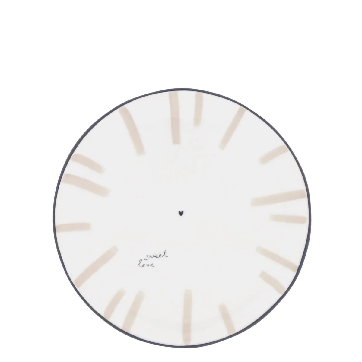 BASTION COLLECTIONS Teller STREIFEN (Natur | 19 cm)