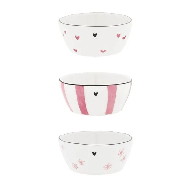 BASTION COLLECTIONS Mini Bowl | Schale (Rosa | 9,5 x 4 cm)