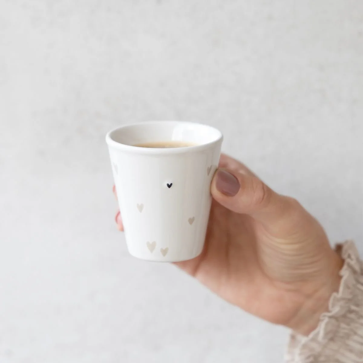 Bastion Collections Espresso Becher kleine Herzen Natur.jpg