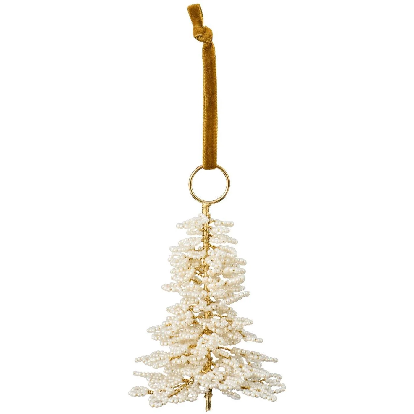 IB LAURSEN Tannenbaum weiße Perlen FAIRYTALE
