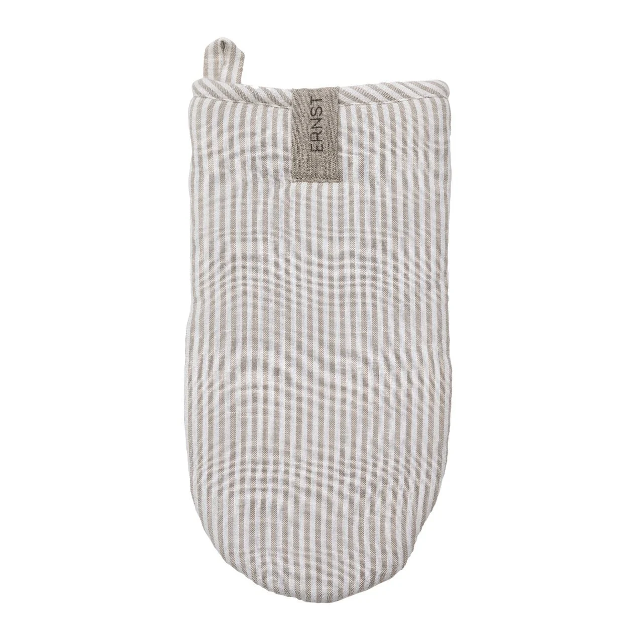 Ernst Ofenhandschuh Streifen Beige Weiss Baumwolle 111768.jpeg