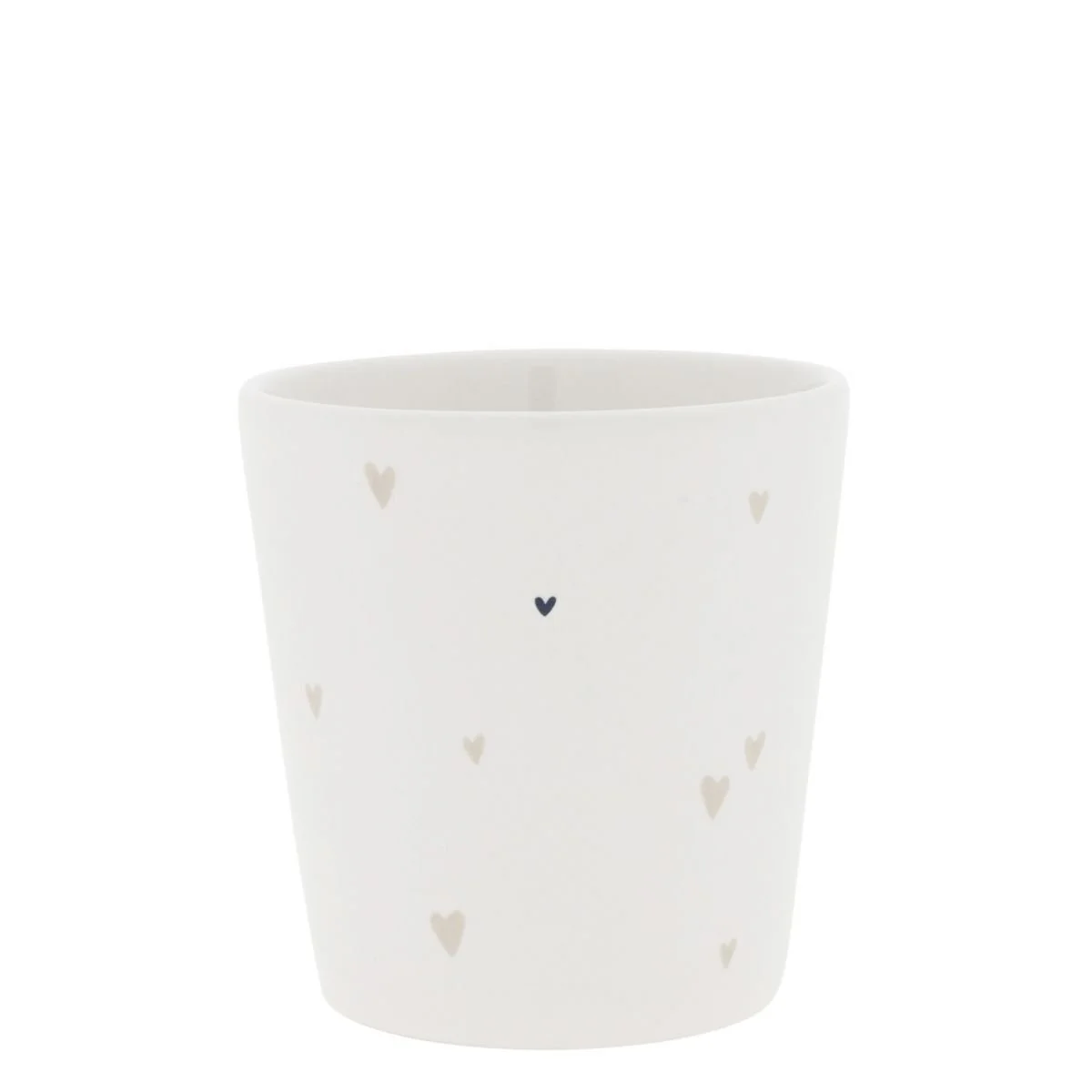 BASTION COLLECTIONS Becher HERZEN (Weiß | Natur)