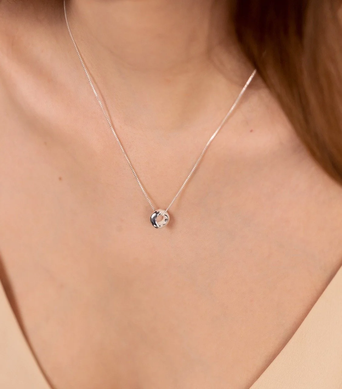 Syster P Halskette Bolded Wavy mit Anhaenger aus recyceltem Silber.jpeg (Kopie)