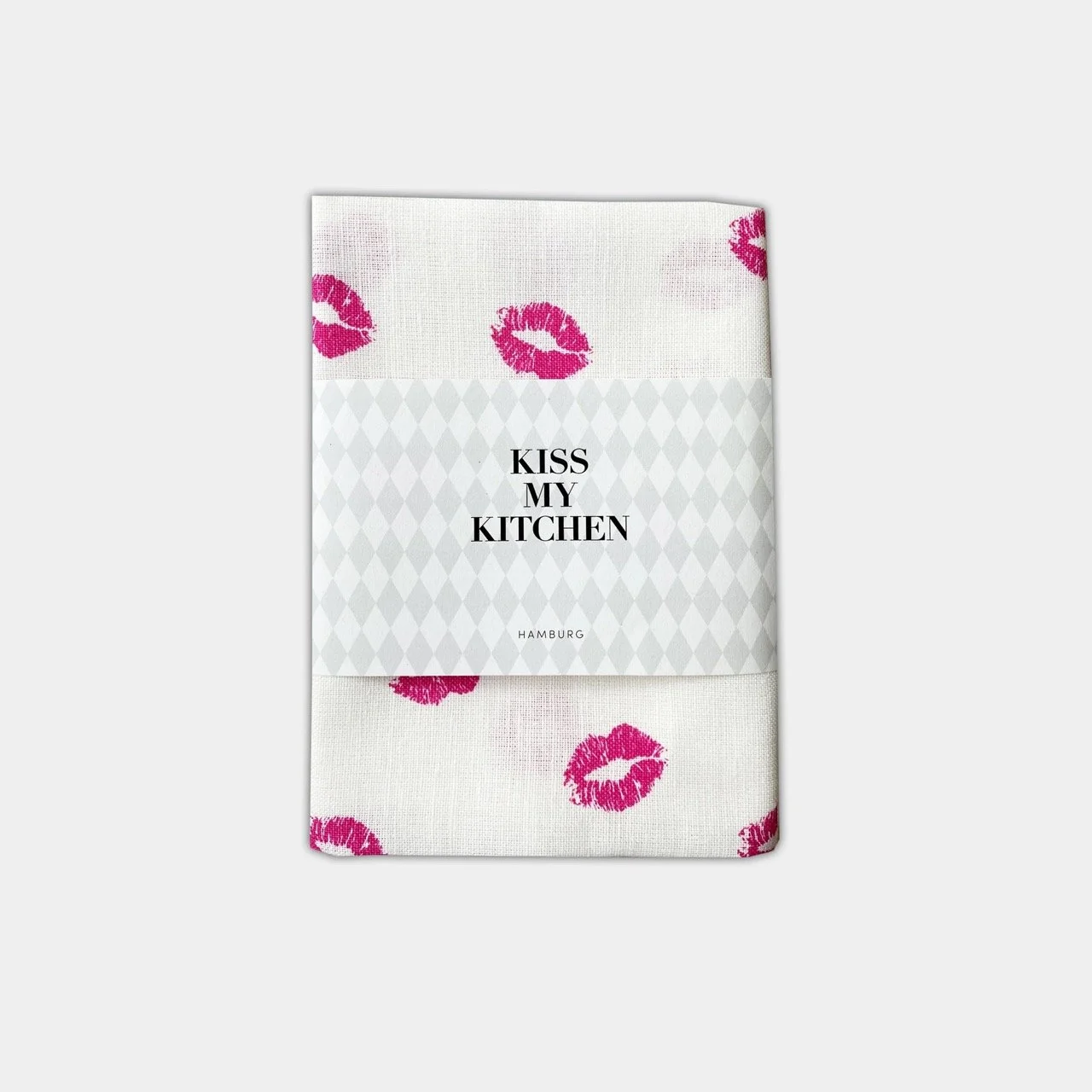 Kiss my kitchen Geschirrtuch KISS Pink Kussmund Abdruck.jpg