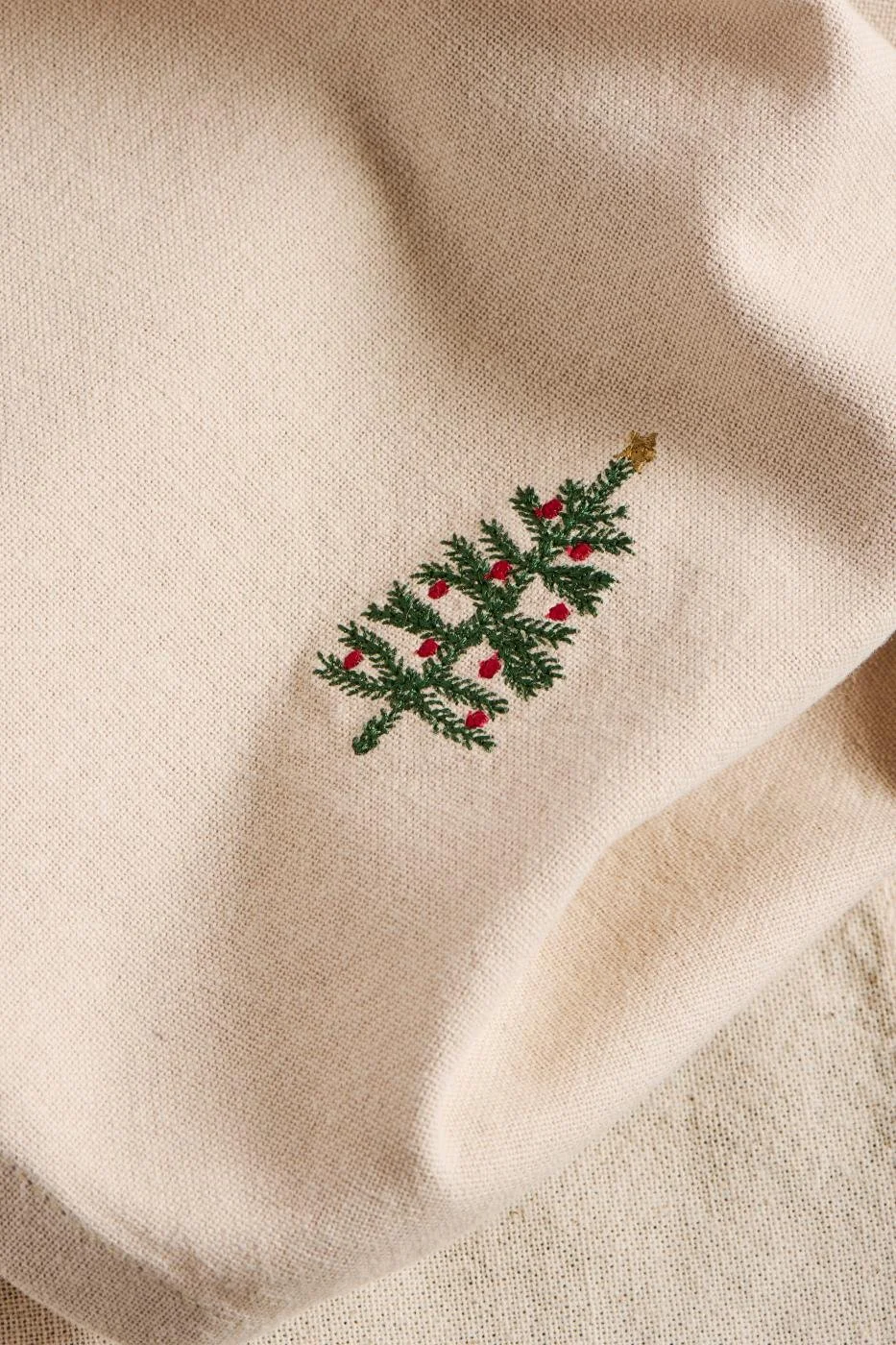 Ib Laursen Stoff Serviette Tannenbaum Farbe Leinen Tradition.jpg