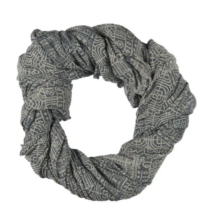 IB LAURSEN Halstuch | Schal (Baumwolle | Grau)