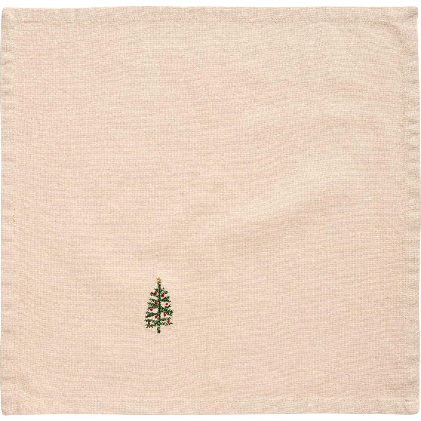 Ib Laursen Stoff Serviette Tannenbaum leinenfarbig 63021-76.jpg