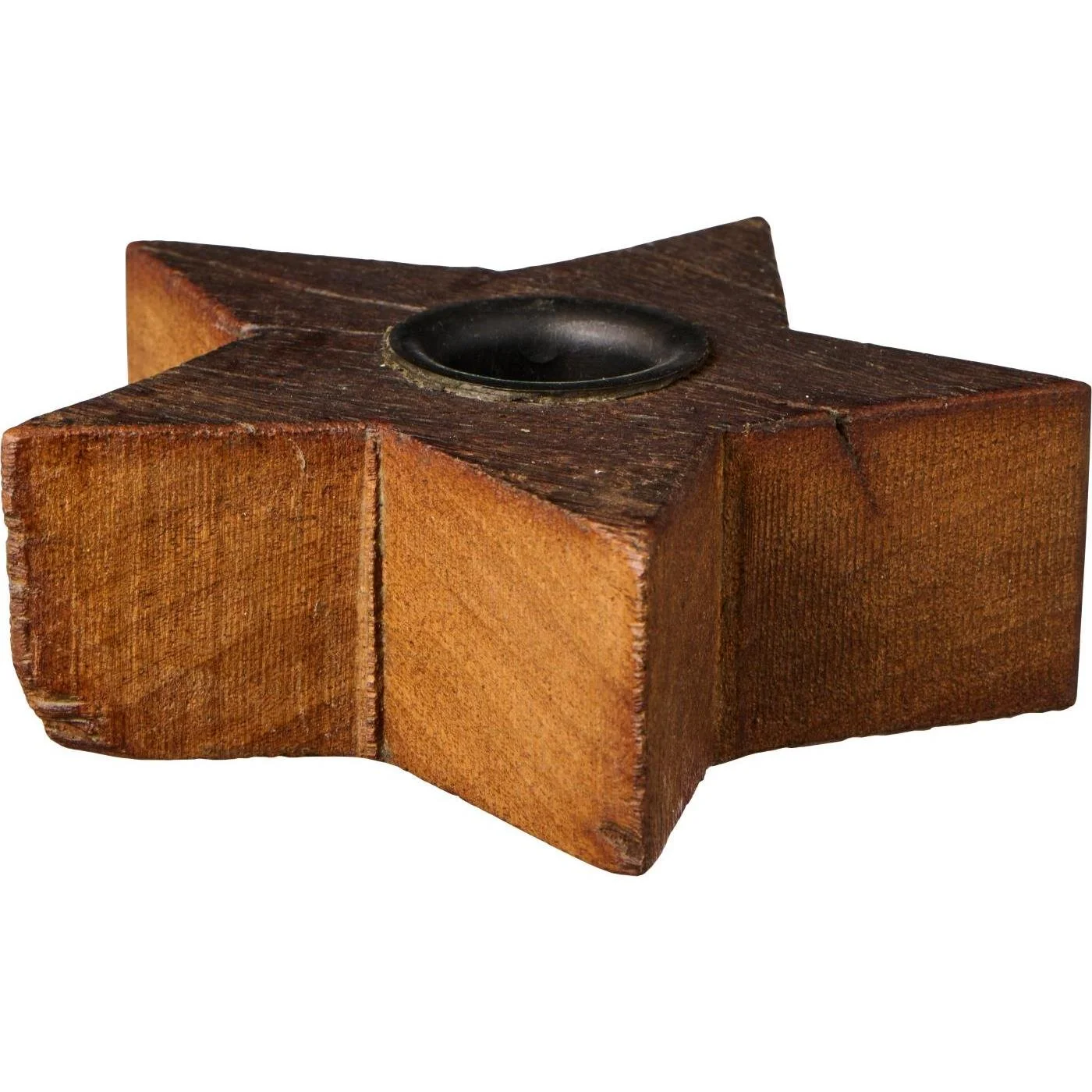 IB LAURSEN Kerzenhalter STERN (Holz | Unika)