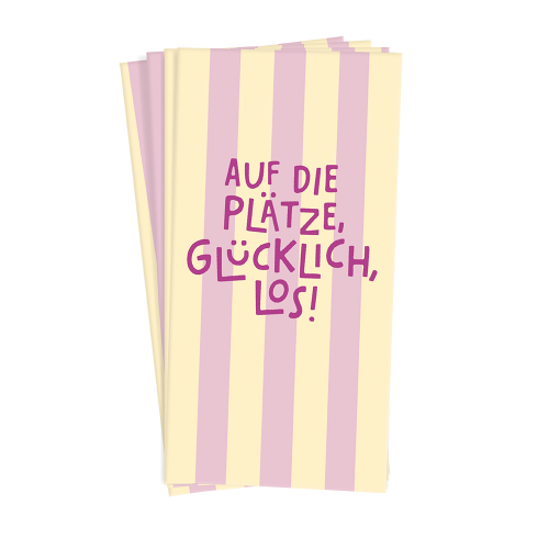 GRAFIK WERKSTATT Papiertaschentücher "Auf die Plätze ... "