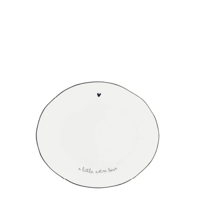 BASTION COLLECTIONS Teller Platte oval "a little extra love"