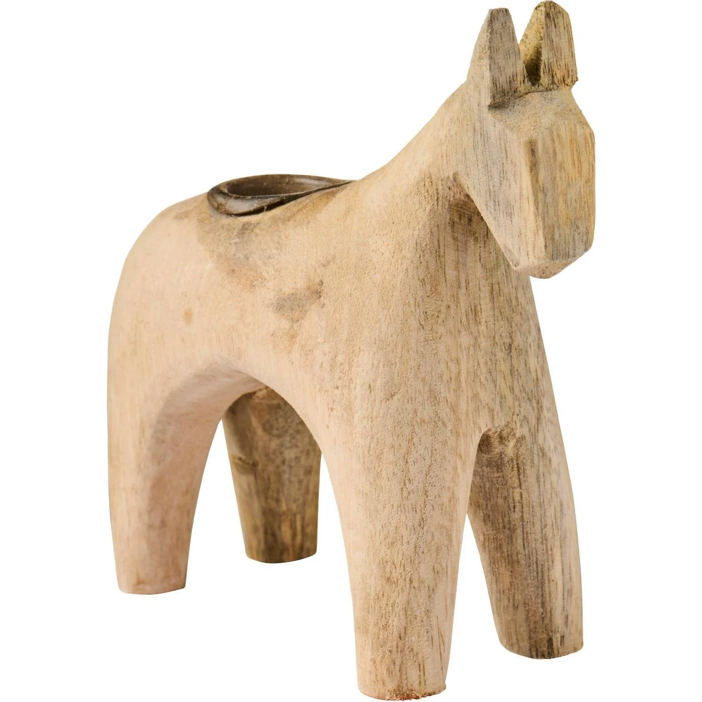 IB LAURSEN Kerzenhalter PFERD (Holz | Unika)