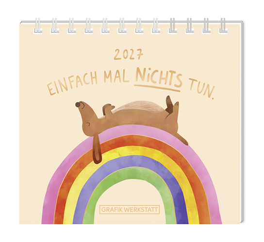 GRAFIK WERKSTATT Mini Kalender 2027 "Einfach mal nichts tun"